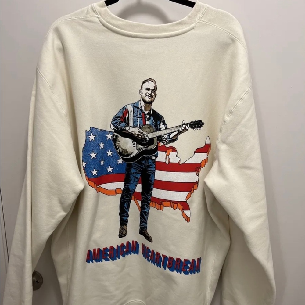Zach Bryan Tour Merch Crewneck 2XL
